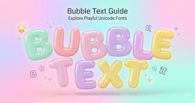 Bubble Text โ The Complete Guide to Circled Unicode Letters