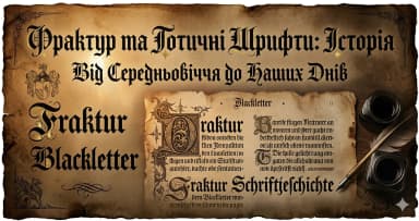 Fraktur — The History of Blackletter from Medieval Manuscripts to Modern Tattoos