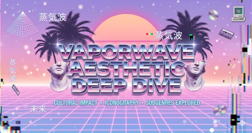Vaporwave Aesthetic โ The Complete History of the Font, the Music, and Why It Never Dies