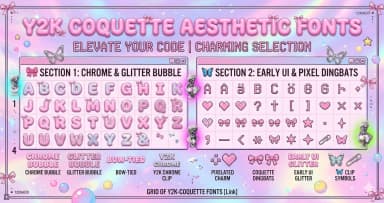 Y2K vs. Coquette vs. Dark Academia — Which Aesthetic Font Matches Your Vibe